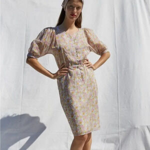 NWT ROUJE June Dress in Floral Liberty Fabrics‎ print